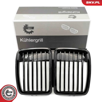 Abbildung von ESEN SKV 66SKV146 Kühlergrill glänzend, schwarz BMW: 3 Limousine, Cabrio