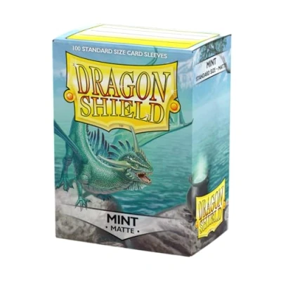 Abbildung von Dragon Shield Matte Mint Standard Size 100 ct Card Sleeves Individual Pack