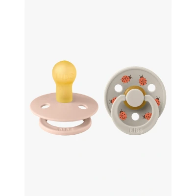 Abbildung von BIBS Studio Colour Ladybug Schnuller 2er Pack Latex Größe 1, Blush