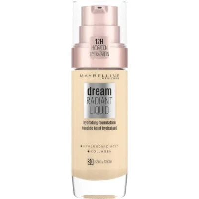 Abbildung von Maybelline Dream Radiant Liquid Tono 30 Sand Base De Maquillaje Hidratante Con Ácido Hialurónico Y Colágeno Pieles Claro 30Ml