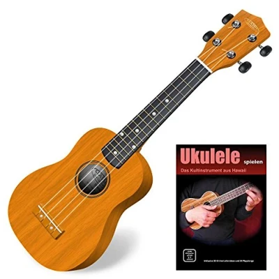 Abbildung von Classic Cantabile US 100 NAT Sopran Ukulele Natur SET inkl. Lernheft