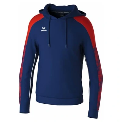 Abbildung von Erima Unisex Kinder EVO Star Kapuzenpullover (1072404), New Navy/rot, 128