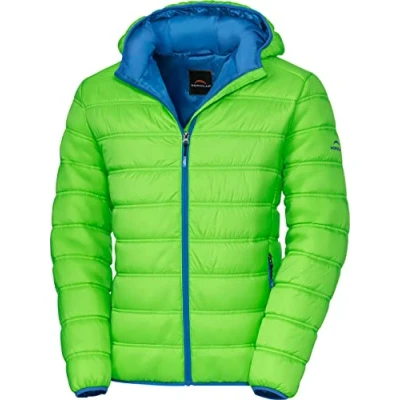 Abbildung von NORDCAP Herren Stepp Jacke in Daunenoptik, Outdoorjacke, tolle Übergangs &amp; Winterjacke, 100% Wattierung, Grün, M