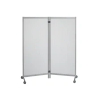 Abbildung von Paperflow Trennwand HxBxT: 170x152x44cm alugrau