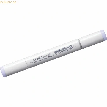 Abbildung von COPIC Sketch Marker Typ B 60, Pale Blue Gray, professioneller Pinselmarker, mit einer Super Brush Spitze und Medium Broad