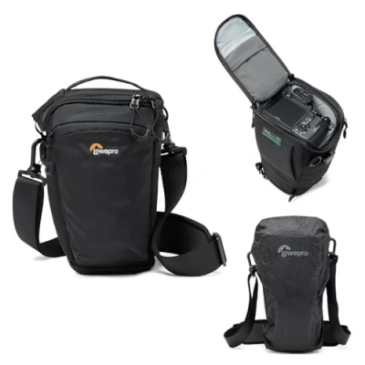 Abbildung von Lowepro ProTactic TLZ 70 Slim AW III Toploader Camera Bag, Case for DSLR, Mirrorless, Vol. 4L Dim: 31x10.5x14cm Cameras w/Lens Attached, Modular Shoulder Photographer/Videographer