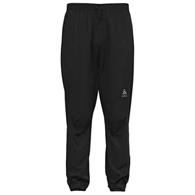 Abbildung von Odlo Herren Broek Regular Length Windbreaker Skihose, Schwarz, M EU