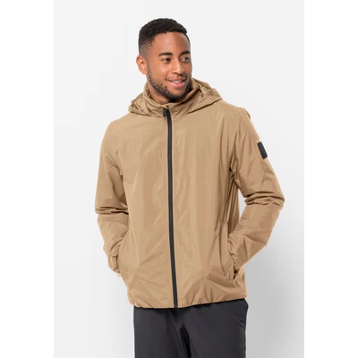 Abbildung von Jack Wolfskin Regenjacke / wasserabweisende Jacke, Herren, Größe: XL, Sand storm