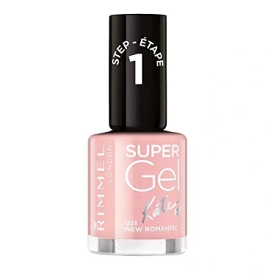 Abbildung von Rimmel London Super Gel von Kate Moss Nagellack Duo Pack, Schatten 12, Soul Session, nude