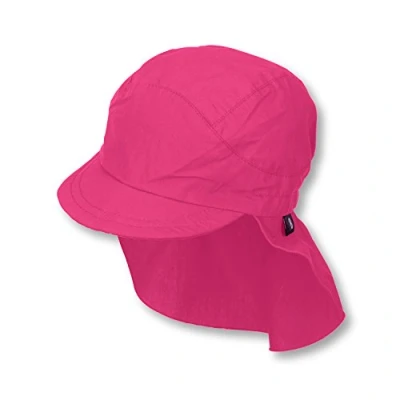 Abbildung von Sterntaler SCHIRMMÜTZE MIT Nackenschutz Hut für Kinder, Größe: 57, Magenta