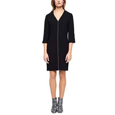 Abbildung von s.Oliver Black LABEL Damen 11.911.82.5305 Kleid, Schwarz (Forever 9999), 42