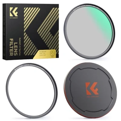 Abbildung von K&amp;F Concept Nano X Serie Magnetischer CPL Filter 62mm Zirkular Polfilter Polarisationsfilter HD 28 Multi Layer Beschichtungen Ultra Slim Linsenfilter Optisches Glas
