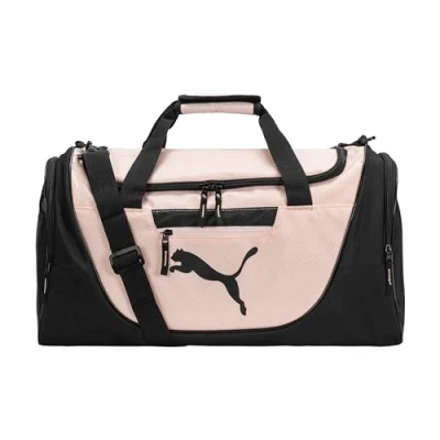 Abbildung von PUMA Damen Evercat Duffel Tasche für Kandidaten Trainingstasche, Schwarz/Hellrosa, Einheitsgröße