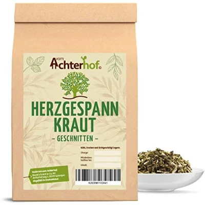 Abbildung von Herzgespannkraut 500g getrocknet und geschnitten ideal zur Zubereitung von Tee, Kräuteressenz &amp; Co. naturrein Kräutertee lose vom Achterhof
