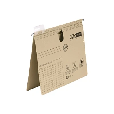 Abbildung von Elba Hängehefter vertic Ultimate A4 kfm. Heftung Karton 240 g/qm natur