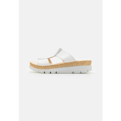 Abbildung von Gabor Pantolette flach, Damen, Größe: 41, White/ice Schuhe