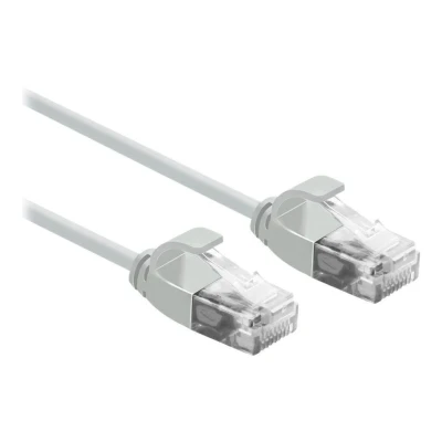Abbildung von ROLINE UTP DataCenter Patchkabel Kat.6A (Class EA), LSOH, slim, grau, 0,5 m