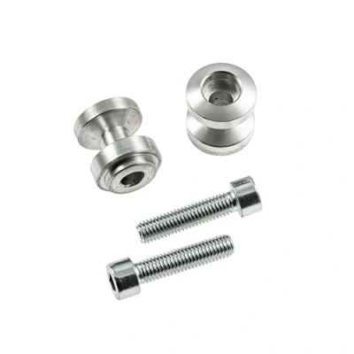 Abbildung von Bobbins / Racingadapter Ständeraufnahmen Schwingenschutz Schwingenadapter für Montageständer M6 Gewinde silber