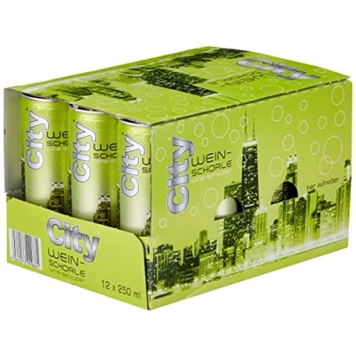 Abbildung von City Weinschorle Weiß (12 x 0.25l)