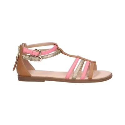 Abbildung von Geox J Karly Girl Sandal, Biscuit/LT Coral, 31 EU
