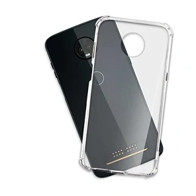Abbildung von mtb more energy® Case Soft Armor kompatibel mit Motorola Moto Z3 Play (6.01&#039;&#039;) Anti Shock Verstärkung 1,5mm TPU Schutz Hülle Cover Tasche Handyhülle