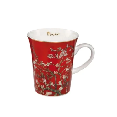 Abbildung von Goebel Becher Mandelbaum Rot Artis Orbis Vincent van Gogh, Fine China Porzellan