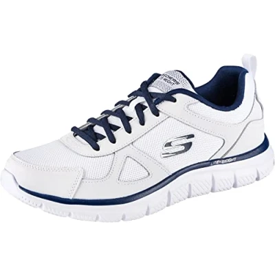 Abbildung von Skechers Sport Track Sneaker low, Herren, Größe: 45.5, White/navy Schuhe
