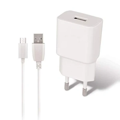 Abbildung von Lifemax MaxLife USB Ladegerät 1 A &amp; Kabel für Samsung Galaxy J4+ J6+ J6 J7 2017 J3 J5 2016 J1