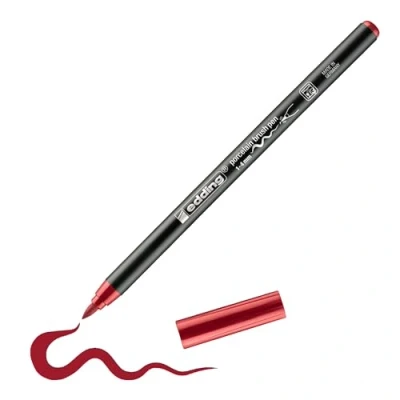 Abbildung von edding 4200 porselein brushpen oud rood 1ST 1 4 mm / 4200046