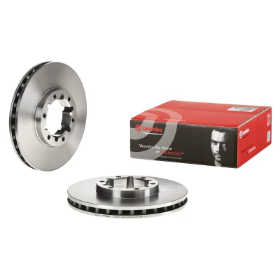 Abbildung von BREMBO 09.E167.10 Bremsscheibe 276 28 6 innenbelüftet NISSAN: NT400 Cabstar, Cabstar