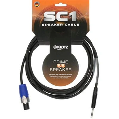 Abbildung von Klotz SC1 SP02SW Lautsprecherkabel Speakon Klinke 2 m 2x 1,5 mm²