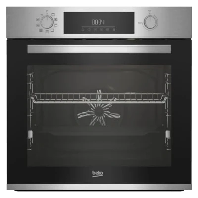 Abbildung von BEKO Einbaubackofen &quot;BBIM12300XMPEF&quot;, BBIM12300XMPEF, mit 1 fach Teleskopauszug, Pyrolyse Selbstreinigung