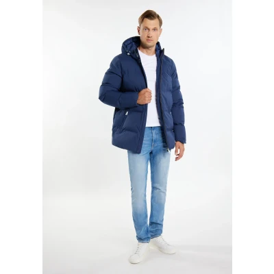 Abbildung von DREIMASTER Maritim Herren Winterjacke mit Wattierung M / Marine 100% Polyester