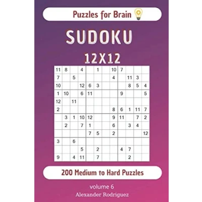 Abbildung von Puzzles for Brain Sudoku 12x12 200 Medium to Hard vol.6