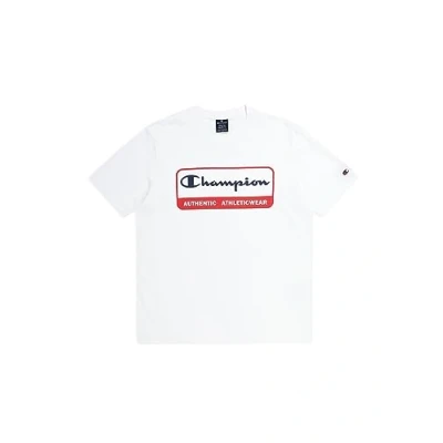 Abbildung von Champion Graphic SHOP Crewneck Authentic Tshirt print, Herren, Größe: Medium, White