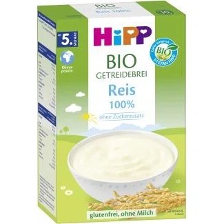 Abbildung von Hipp Bio Getreidebrei 100% Reis