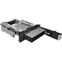 Abbildung von Icy Box IB 166SSK B Trägerloser Wechselrahmen für 3,5&quot; (8,9 cm) SATA/SAS HDD passend einen 5,25&quot; (13,4 Schacht abschließbar schwarz