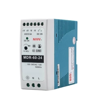 Abbildung von MDR 60 24 AC to DC DIN Rail Hutschienen Netzteil 60W, 24V, 2,5