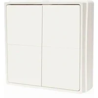 Abbildung von Shelly BLU Wall Switch 4 Stand Alone Bluetooth Schalter, Kabellos, Fernsteuerung, Mehrfachklick, Verschlüsselung, lange Batterielebensdauer, Kompatibel mit Home Assistant, iOS Android App