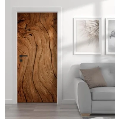 Abbildung von MyMaxxi Tür bekleben mit Türtapete Selbstklebend 90x200 Holz verschönern Türfolie Türaufkleber XXL Aufkleber Folie Türposter Mädchen und Junge