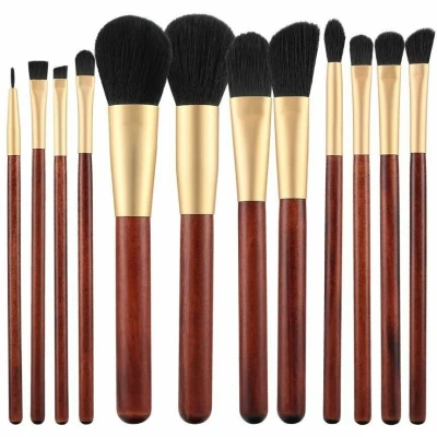 Abbildung von Make Up Brush Set Hout 12st