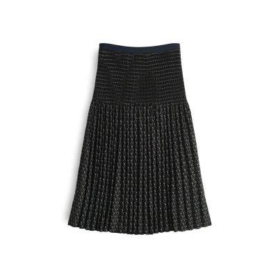 Abbildung von Opus Faltenrock, Damen, Größe: 34, Coal blue