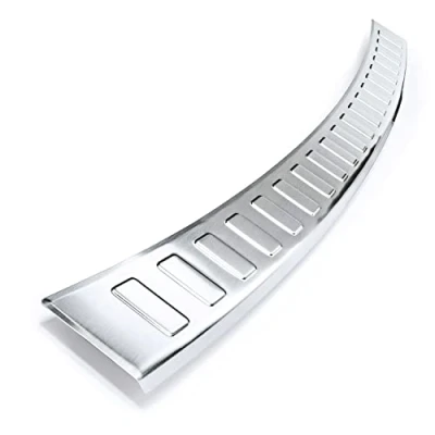 Abbildung von tuning art 9842 Edelstahl Ladekantenschutz passend für Mazda 3 BM 2013 2018, Farbe:Silber
