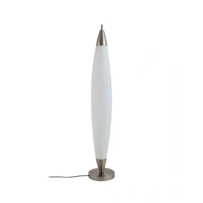 Abbildung von Lucande LED Stehleuchte Tarell, weiß/nickel, Höhe 146cm