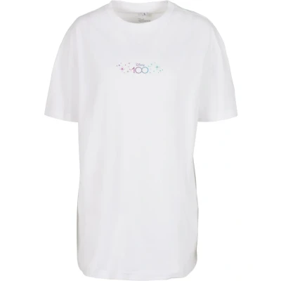 Abbildung von Merchcode Disney 100 Castle TEE Tshirt print, Damen, Größe: Large, White