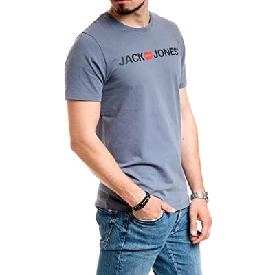 Abbildung von JACK &amp; JONES Herren Jjecorp Logo Tee Ss Crew Neck Noos T Shirt (China Blau (Blau), 3XL)