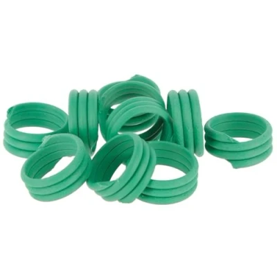 Abbildung von Kerbl Hobbyfarming Spiralringe, 18 mm, grün Kunststoff, 100 STK.