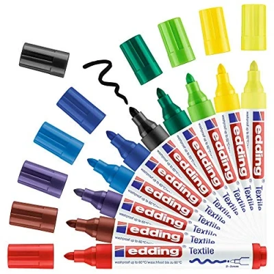 Abbildung von Edding 4500 Textilmarker 2 3mm 10pcs