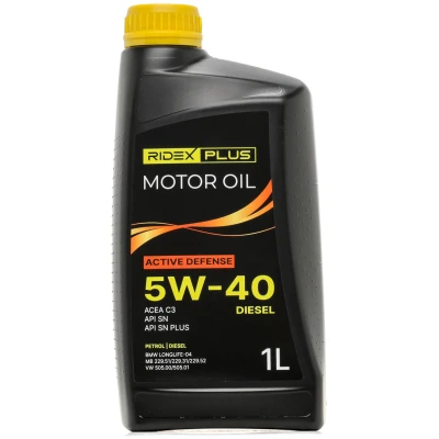 Abbildung von Ridex Plus 5W 40 1l Motoröl 1862O0021P VOLKSWAGEN: Golf 4 Schrägheck, 7 5 BMW: 3 Touring, Limousine, Touring