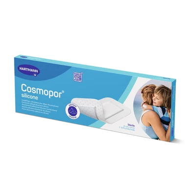 Abbildung von Cosmopor Silicone Wundverband 10x35 cm 5 St